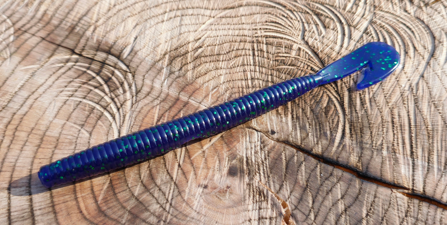 Triple 777 Cutter Worm 7" - 6 Pack